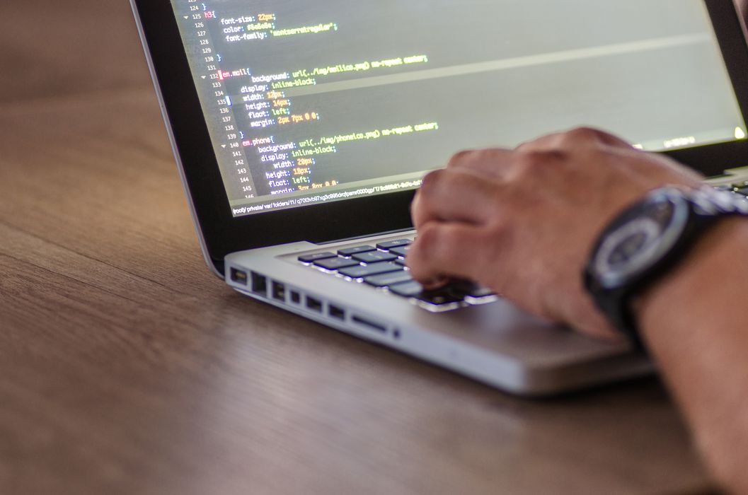 Developer optimizing WordPress website speed performance